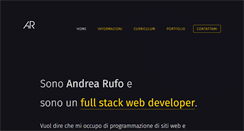 Desktop Screenshot of andrearufo.it